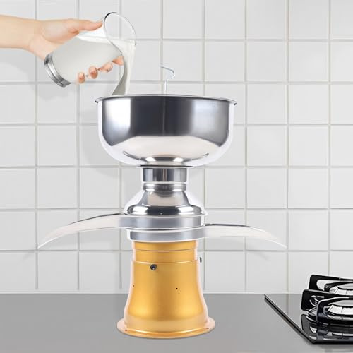 DSYOGX Macchina separatore di crema di latte, 30W elettrico latte crema separatore centrifugo, crema latte scremato, 9800-11000 r/min velocità di rotazione, per la separazione della crema
