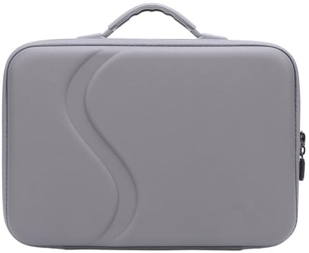 Fabater Étui de Voyage pour Caméra d'action, étui de Transport en PU à Double Fermeture éclair pour Support d'action 5pro, Accessoires de Microphone, Portable et élégant pour Les Créateurs de Contenu