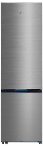 Midea MDRB600MIC46 - Combiné congélateur autonome, No Frost, Space Master avec grand volume utile (312 + 130 l), H x l x P : 2010 x 595 x 688 mm, 179 kWh/an, frais plus longtemps, hauteur et
