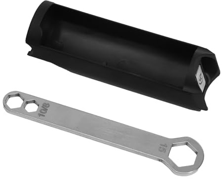 FACAIIO Brompton - Cassetta degli attrezzi per bicicletta, 140 x 36 mm, in plastica, pieghevole, con chiave inglese