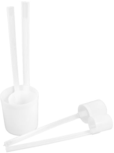 Amosfun Louche à Vin en Plastique 4 Pièces Cuillères à Vin à Long Manche 10 Ml 20 Ml 250 Ml 500 Ml Ustensile Multifonction Cuisine et Eau Facile et Précis