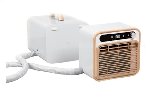 Condizionatore Daria Portatile Split Da 1500 W - Unità Di Raffreddamento Silenziosa Con Flusso Daria Di 130 M³/h, Timer Di 12 Ore, Telecomando One Color 1.5m connecting pipe
