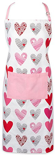 DII Valentine's Day Collection Kitchen, Apron, Hearts Collage