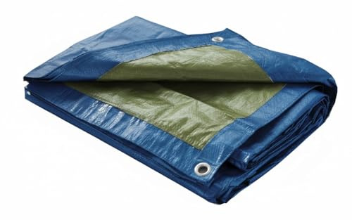 Home Maison – Bâche de Protection Étanche 60 g/m² – Oeillets métalliques et Coins renforcés – Polyéthylène Bleu – Multi‑Usage intérieur & extérieur – Dimensions 4 × 5 m