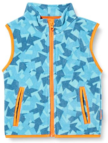 Playshoes Fleece Weste, Giacca in Pile Unisex - Bambini e ragazzi, Turchese (Arrows), 92
