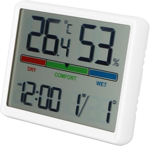 Orologio da Tavolo a LED, Funzione Magnetica Collegata Al Frigorifero Sveglia Digitale Orologio da Tavolo Elettrico Facile da Leggere e Utilizzare per Visualizzare Data, Ora e