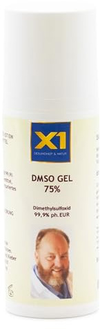 X1 DMSO GEL – 75 % Gel mit 99,9 % pharmazeutisch reinem DMSO – 50 ml HDPE Tube – Gel zur Oberflächenanwendung, verdickt, lösungsmittelbeständig – Made in Germany
