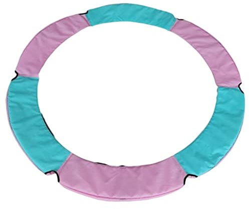 Amagogo Protector de colchoneta para Cama elástica, Resistente a los Rayos, Funda de Repuesto Acolchada, Rosa Verde 1.4m