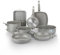 KASANOVA Ensemble de casseroles pour cuisinières traditionnelles, ensemble de casseroles antiadhésives, batterie de cuisine, cuisson saine, rapide et uniforme (8)