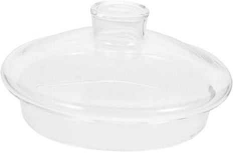 BRIGHTFUFU Teekannen Ersatzglasdeckel Transparentes Teekannen Zubehör Mit Siebabdeckung für Wasserkocher Zubehör