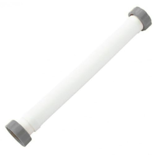 Bestway P06857 | Tubo di Collegamento con Ghiere Ø 38 mm - Lungezza 100 cm, Ricambio Compatibile con Clorinatore 58678, Colore: Bianco, Grigio