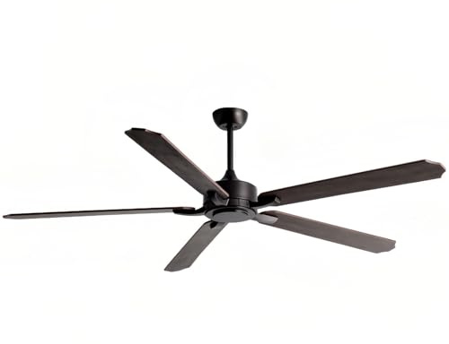 Ventilatore da Soffitto in Stile Industriale, Ad Alta velocità 60 Pollici, Semplice E Moderno per Uso Interno/Esterno, Reversibile Silenzioso