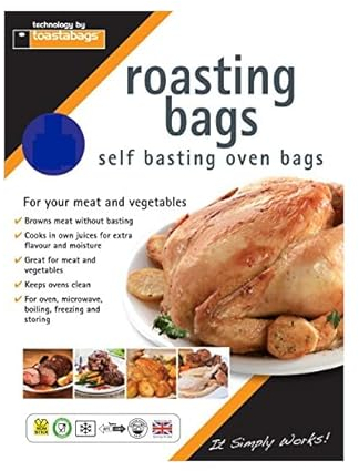 Toastabags Sacchetti per arrosti, Trasparente, 45 x 55 cm, Confezione da 50