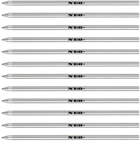 SmartPen Livescribe 3 kompatible Kugelschreiberminen, Länge 67 mm, D1. Schwarze, Blaue oder Rote Tinte. 67 mm 12 x schwarze Tinte + 1 rote Tinte