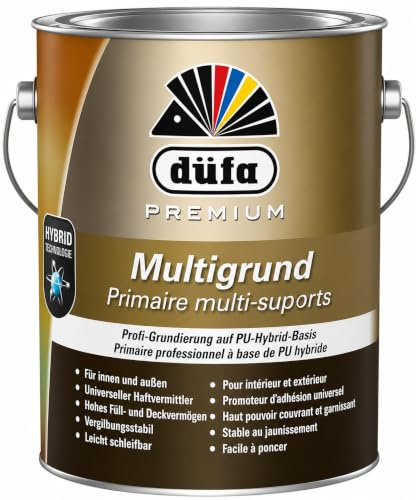 düfa Premium Multigrund 2,5 Liter weiß │ Universalgrundierung Haftgrund │ Profi-Grundierung auf PU-Hybrid-Basis