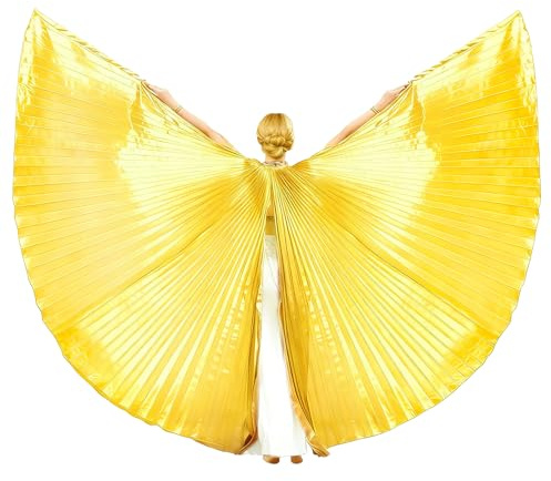 Baisdan Ali di Iside Apribili con Bastoni, Ali Danza del Ventre per Donne, Costume Halloween e Carnevale