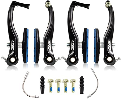 CNC CNCLOL Fahrrad V Bremse,Fahrrad V-Brake,Aluminium Fahrrad Bremsen Set für Cityrad Rennrad MTB/BMX.