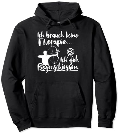 Bogensport Bogensportler Bogen Compoundbogen Bogenschiessen Pullover Hoodie