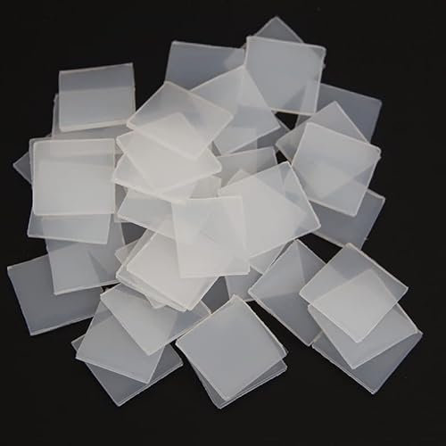 Diamantmalerei-Zubehör, Diamant-Stickerei, Kleber, Ton, Daimond, Malerei, Wachs, Schlamm, 2 x 2 cm (weiß, 10 Stück)