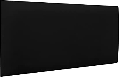 RAVIO Gepolstert Wandpaneel Rechteckige Kopfteil Wandpolster Polsterplatte Wandverkleidung Wandpolsterung 3D Wandkissen Wanddeko Polsterpaneel Größe 60x30cm (Schwarz - Manila 18)
