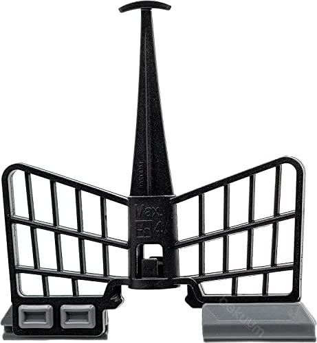 BAKUUM Schmetterling für Cecotec Mambo 6090, 8090, 8590, 7090, 9090, 9590, 10070, 10090, Silver, Black, Zubehör und Ersatz Roboter Küche