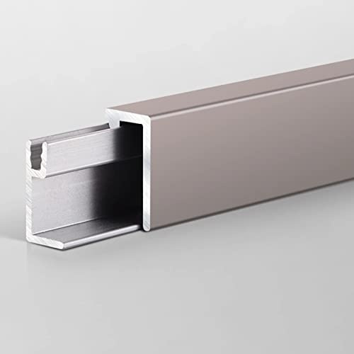 Zócalo Pared Base De Pared De 1m Negro Gris Blanco, Embellecedor De Zócalo Impermeable De Aluminio para Baño/Garaje/Restaurante/Oficina En Casa con Kit De Instalación (Color : Style-2, Size : W 3