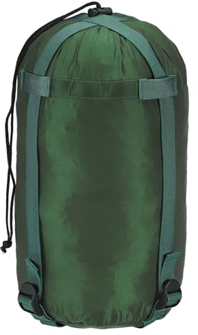 PATIKIL Schlafsack Kompressionssack, 20L Wasserdichter Packsack Leichter Schlafsackhülle zur Aufbewahrung beim Wandern und Camping, Armee-Grün