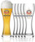 Erdinger Lot de 6 verres à bière de blé 0,5 l – Verres à bière de blé 0,5 l – Verres à bière blanche – Verres Erdinger comme superbe cadeau de bière