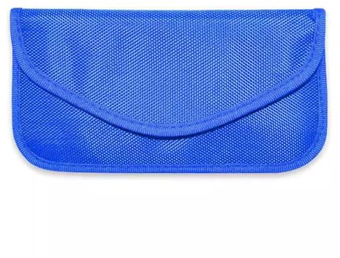 LMLXYZ Faraday Bag Faraday Bags Faraday Schlüsselanhänger-Schutz für Laptops, Telefone, Tablets und Autoschlüssel, Faraday-Käfig, Diebstahlschutz, Tracking (Color : Blue, Size : 20cmx10cm)