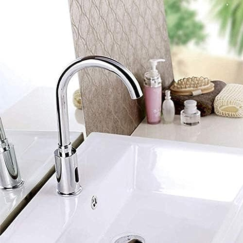 Faucet Automatic Sensor Tap Infrared Sensor Water Saving Faucets Inductive Kitchen Bathroom Cold Water Tap Or Cold And Hot Mixer Tap
