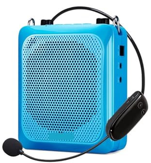 Amplificador de voz para profesores, Amplificador De Voz Inalámbrico Portátil For Profesores, Altavoz Con Batería De 4000mAh, Micrófono, Grabación Echo AUX, 25W para profesores, entrenadores y oradore