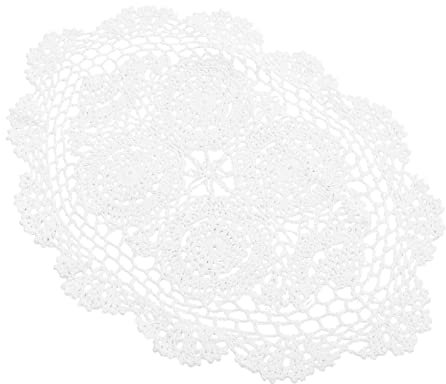 Ciieeo Baumwolle Tischset Mit Spitze Landhausstil Tischdeko Esstischunterlage Rustikale Tischmatte Für Heimdekoration Hochzeit Hotel