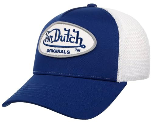 Von Dutch Trucker Cap Boston Blue White Royalblau, Size:OneSize