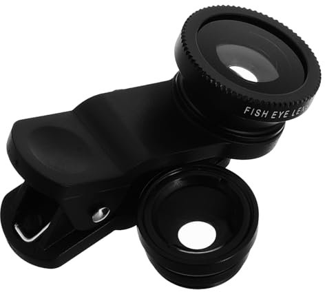 NUOBESTY Weitwinkelobjektiv Für Telefon Fischaugenobjektiv Und Smartphone-objektiv Clip Für Handys Aufsteckbares Telefonkamera-zubehör