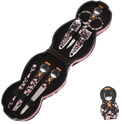 WRITWAA Nagelset Mit Nagelknipser Aus Edelstahl Cartoon-maniküre Und Pediküre-set Zum Mitnehmen Für Heimgebrauch Praktische Nagelpflegewerkzeuge