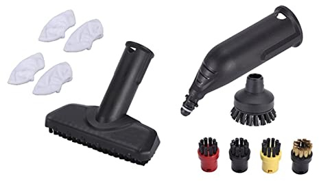 PNMNZTPAP Hand Brush+Steam Mop With Steam Cleaner Slit Nozzle Brush Sprinkler Nozzle Head SC1/SC2/SC3/SC4/SC5 Fit For KARCHER Steam cleaner parts