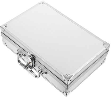 iplusmile Boîte de Rangement Alliage Aluminium Petite Mallette Étui à Outils Portable pour Colliers et Bracelets Mallette à Outils