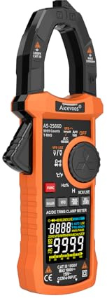 Aicevoos Pince ampèremétrique 0-1000A AC/DC, Pince ampèremétrique professionnelle True-RMS, VFD, mode LOZ, Mesurer le courant d'appel