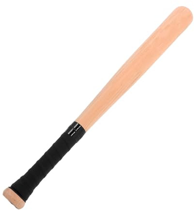 Alipis Mazza Da Baseball in Legno Di Faggio 54 Cm Manico e Fascetta Portatile Per Allenamento Baseball Per Principianti Ragazzi e Adulti Outdoor Sport Di Squadra