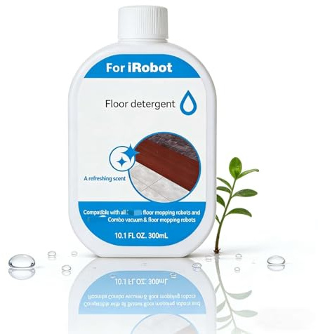 Limpiador de Suelos Concentrado, 1 Botella, 300mL Limpieza Profunda, Fragancia Fresca, Compatible con Roomba Combo i8/j7 Robot de Limpieza en Seco y Húmedo