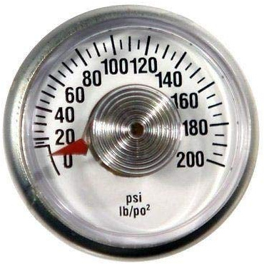 New Air Tool Parts PG14 Emglo Air Compressor Gauge 1-1/2 200psi 1/4 NPT Jenny