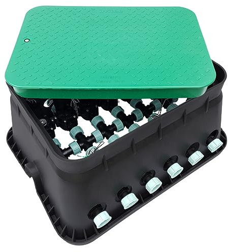 REKUBIK Ventilbox Bausatz mit Magnetventilen & Fittings (24V AC) Ventilstation 2 Station