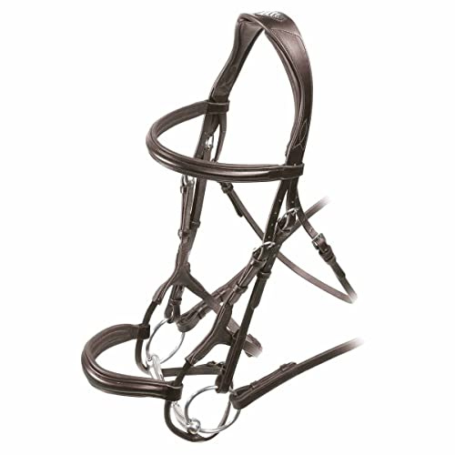 Shires Velociti Ergonomischer Kappzaum, Havana Extra Full