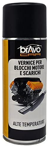 Nespoli Bravocar Vernice Per Blocchi Motore Nero 400ml