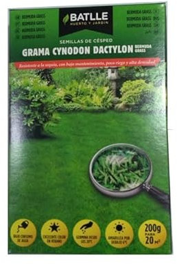 Grama cynodon dactylon bermuda grass 200gr batlle