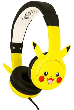 OTL Technologies PK1178 Pokemon Pikachu Ears Casque Filaire pour Enfant Yellow