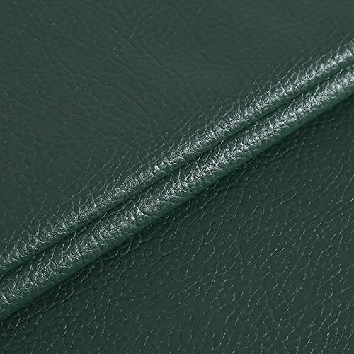 Konstläder För Klädsel Möbler Soffa Stol Bilar Väskor Hantverk Örhängen Tillverkning Sömnad DIY Hantverk 138 Cm Bred Säljs Per Meter(Color:mörkgrön)