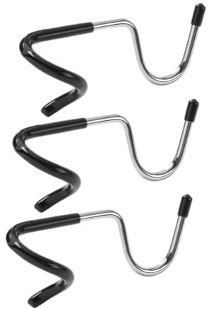BESPORTBLE 3pcs Camping Light Hooks Spiral Design Rubber Sleeve Protection Outdoor Hanger for Tent Lamps Bird Houses Wind Chimes Suitable for Home and Garden