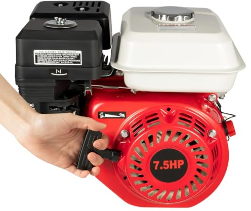 Motor de gasolina de 7,5 CV de 4 tiempos, monocilindro, motor estacionario, motor de karting OHV, motor de gasolina Go-Kart, motor de 5,1 kW