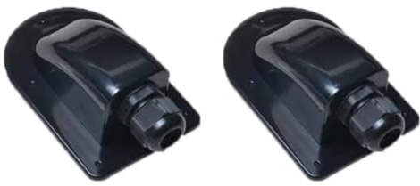 SHTGOI Passacavo per tetto, 2 pezzi, vite di inserimento dei cavi, modulo solare, passacavo impermeabile, per roulotte, scatola di collegamento per barca, camper, caravan, progetto solare